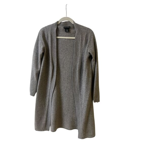 Cashmere cardigan sweater by sofiacashmere gray sz medium - Picture 1 of 3